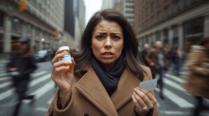 woman with wrong prescription