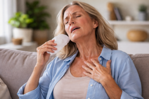 woman with Menopause Fatigue