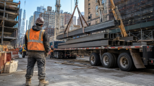 man at construction site